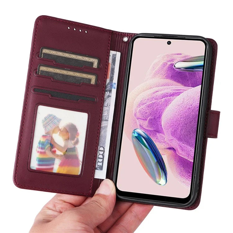 BETOPNICE 005 For Xiaomi Redmi Note 12S 4G Case with Wrist Strap PU Leather Removable Flip Protective Cover