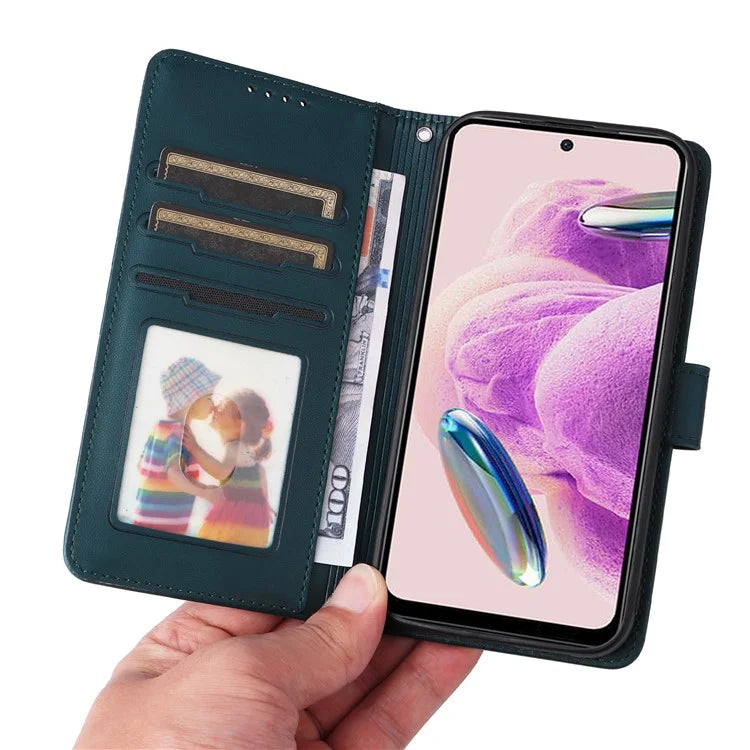 BETOPNICE 005 For Xiaomi Redmi Note 12S 4G Case with Wrist Strap PU Leather Removable Flip Protective Cover