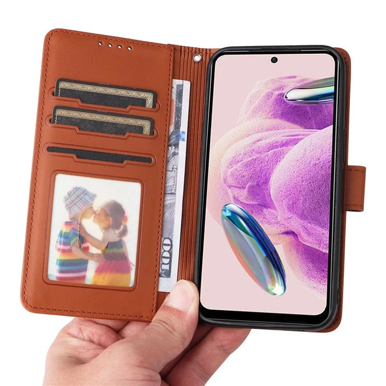 BETOPNICE 005 For Xiaomi Redmi Note 12S 4G Case with Wrist Strap PU Leather Removable Flip Protective Cover