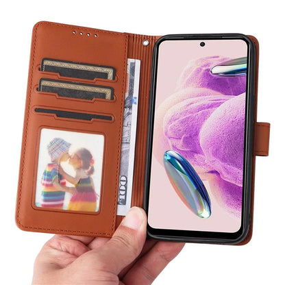 BETOPNICE 005 For Xiaomi Redmi Note 12S 4G Case with Wrist Strap PU Leather Removable Flip Protective Cover