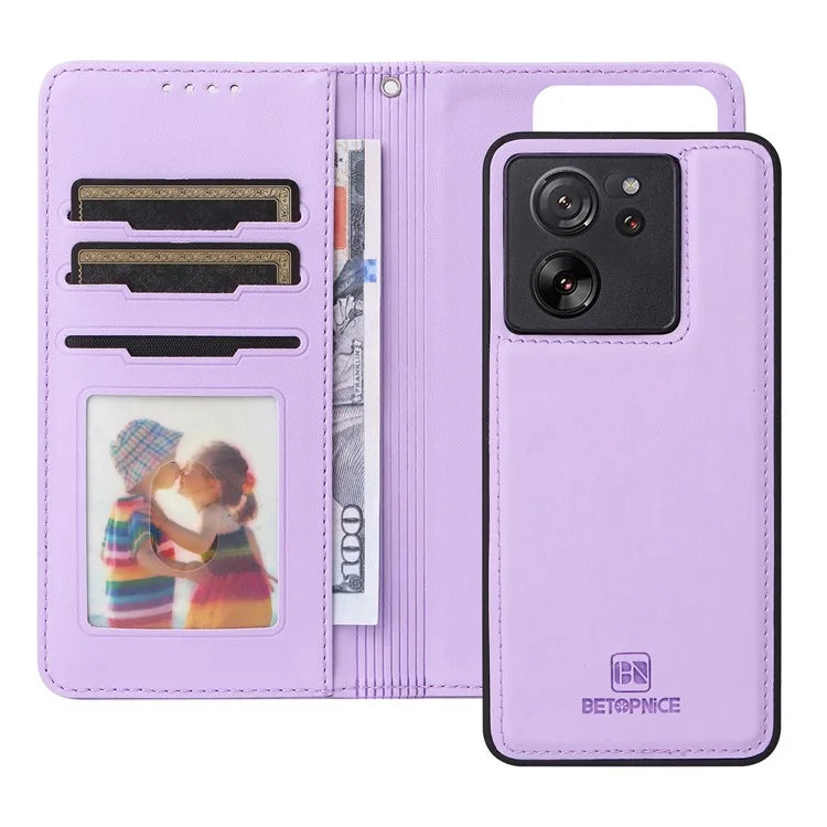 BETOPNICE 005 For Xiaomi Redmi K60 Ultra / 13T / 13T Pro Shockproof Case Removable 2-in-1 PU Leather Phone Cases