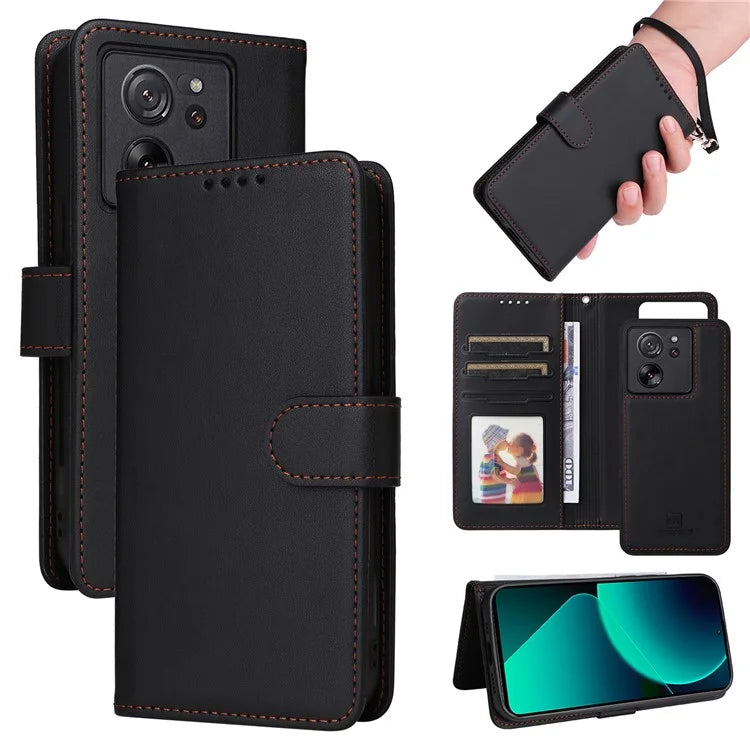 BETOPNICE 005 For Xiaomi Redmi K60 Ultra / 13T / 13T Pro Shockproof Case Removable 2-in-1 PU Leather Phone Cases