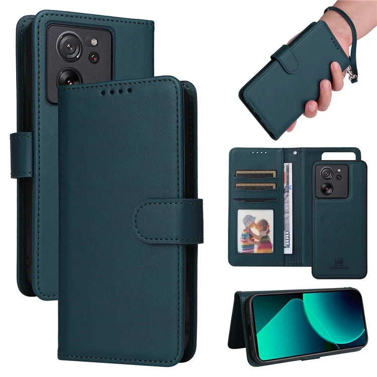BETOPNICE 005 For Xiaomi Redmi K60 Ultra / 13T / 13T Pro Shockproof Case Removable 2-in-1 PU Leather Phone Cases
