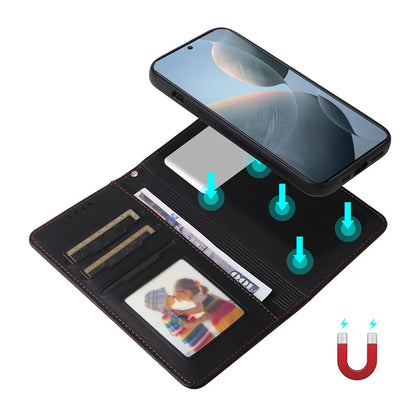 BETOPNICE 005 For Xiaomi Redmi K70E 5G / Poco X6 Pro 5G Stand Case 2-in-1 Magnetic Detachable Phone Leather Cover