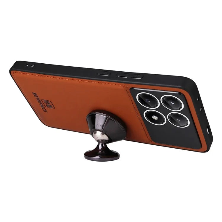 BETOPNICE 005 For Xiaomi Redmi K70E 5G / Poco X6 Pro 5G Stand Case 2-in-1 Magnetic Detachable Phone Leather Cover