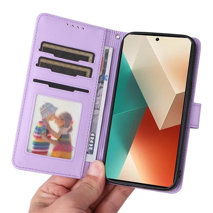 BETOPNICE 005 For Xiaomi Redmi Note 13 5G Case Wallet PU Leather Stand Phone Cover Detachable 2 in 1