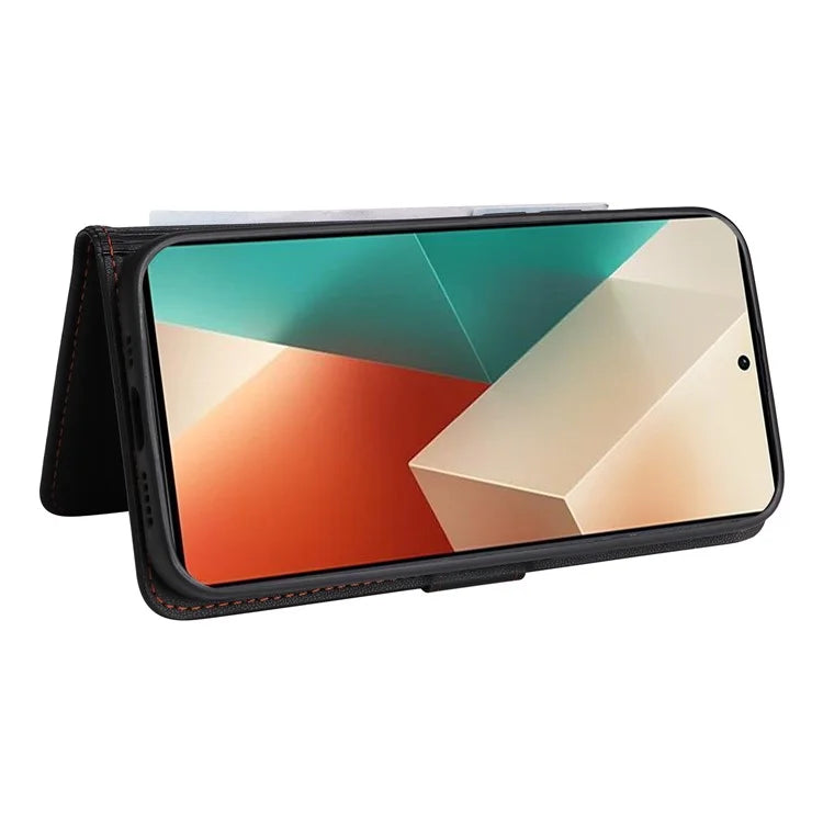 BETOPNICE 005 For Xiaomi Redmi Note 13 5G Case Wallet PU Leather Stand Phone Cover Detachable 2 in 1