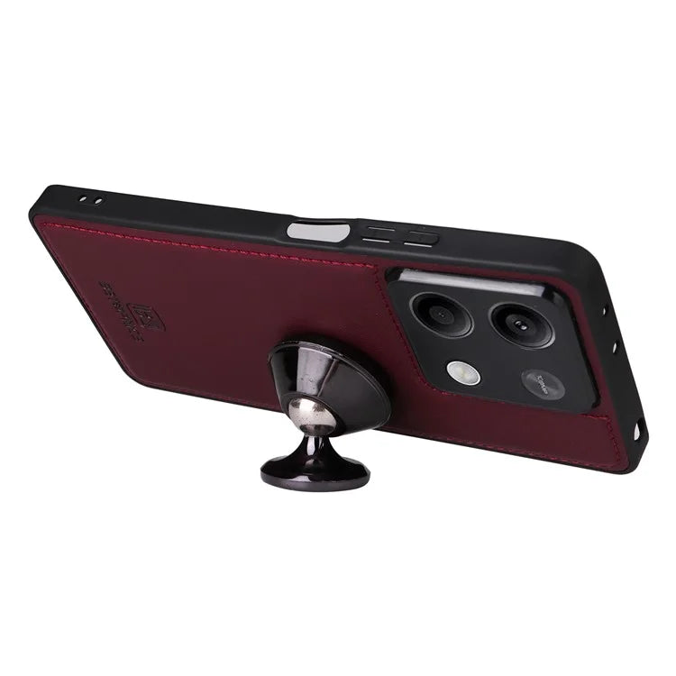 BETOPNICE 005 For Xiaomi Redmi Note 13 5G Case Wallet PU Leather Stand Phone Cover Detachable 2 in 1