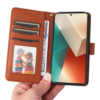 BETOPNICE 005 For Xiaomi Redmi Note 13 5G Case Wallet PU Leather Stand Phone Cover Detachable 2 in 1