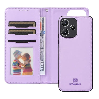 BETOPNICE 005 For Xiaomi Redmi 12 4G / 12 5G (Global) / 12R 4G / Poco M6 Pro 5G Case Detachable Leather Phone Cover