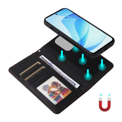 BETOPNICE 005 For Xiaomi Redmi 12 4G / 12 5G (Global) / 12R 4G / Poco M6 Pro 5G Case Detachable Leather Phone Cover