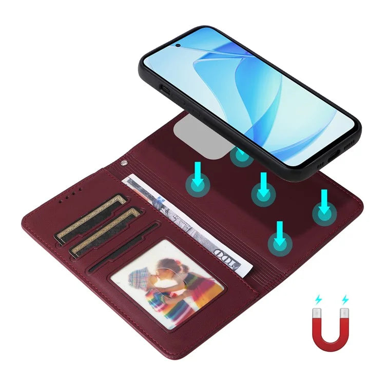 BETOPNICE 005 For Xiaomi Redmi 12 4G / 12 5G (Global) / 12R 4G / Poco M6 Pro 5G Case Detachable Leather Phone Cover