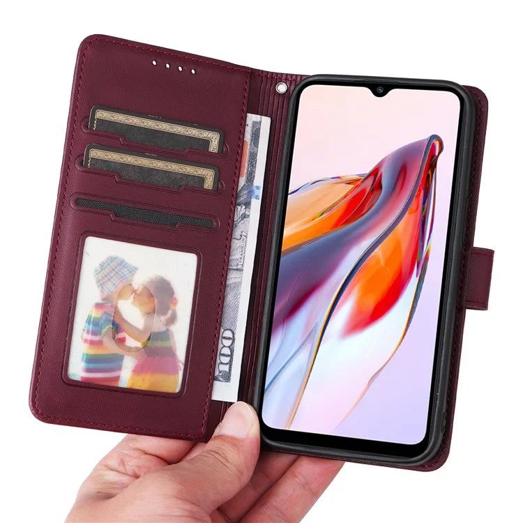 BETOPNICE 005 For Xiaomi Redmi 12C 4G / Redmi 11A 4G /  Poco C55 4G Case 2-in-1 Magnetic Detachable Wallet Design Cover
