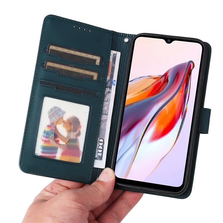 BETOPNICE 005 For Xiaomi Redmi 12C 4G / Redmi 11A 4G /  Poco C55 4G Case 2-in-1 Magnetic Detachable Wallet Design Cover