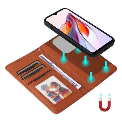 BETOPNICE 005 For Xiaomi Redmi 12C 4G / Redmi 11A 4G /  Poco C55 4G Case 2-in-1 Magnetic Detachable Wallet Design Cover