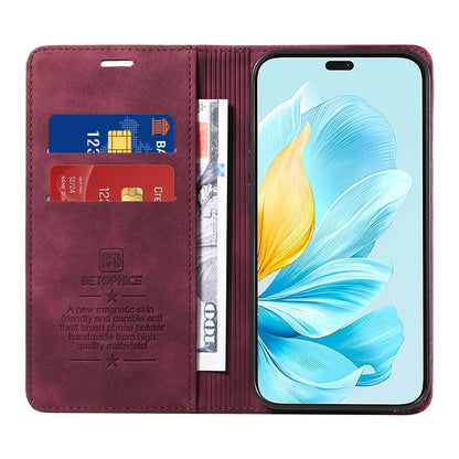 BETOPNICE 003 For Honor 200 Lite Case PU Leather Phone Cover RFID Blocking