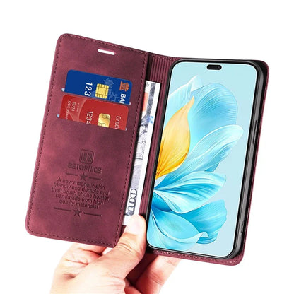 BETOPNICE 003 For Honor 200 Lite Case PU Leather Phone Cover RFID Blocking