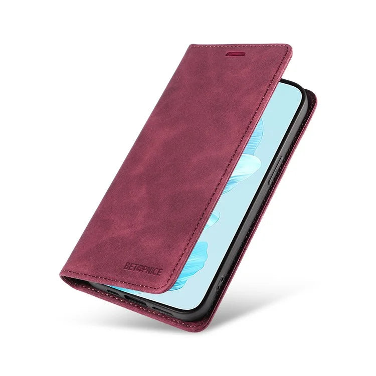 BETOPNICE 003 For Honor 200 Lite Case PU Leather Phone Cover RFID Blocking
