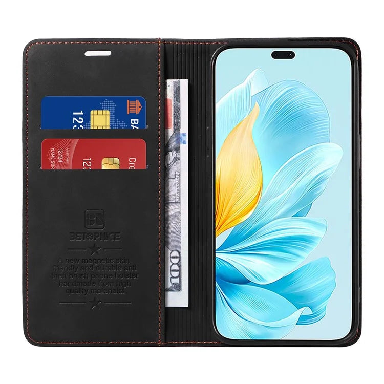 BETOPNICE 003 For Honor 200 Lite Case PU Leather Phone Cover RFID Blocking