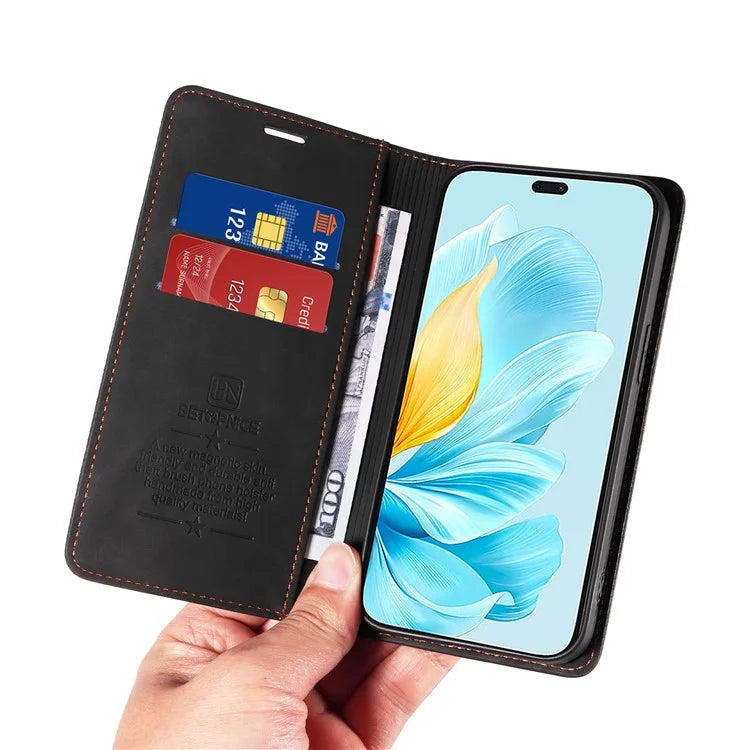 BETOPNICE 003 For Honor 200 Lite Case PU Leather Phone Cover RFID Blocking