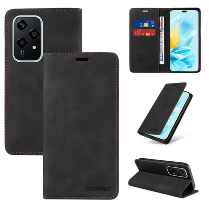 BETOPNICE 003 For Honor 200 Lite Case PU Leather Phone Cover RFID Blocking