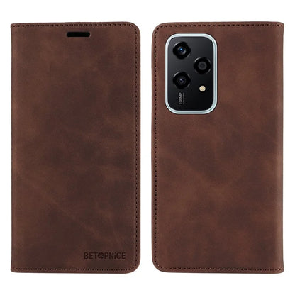 BETOPNICE 003 For Honor 200 Lite Case PU Leather Phone Cover RFID Blocking