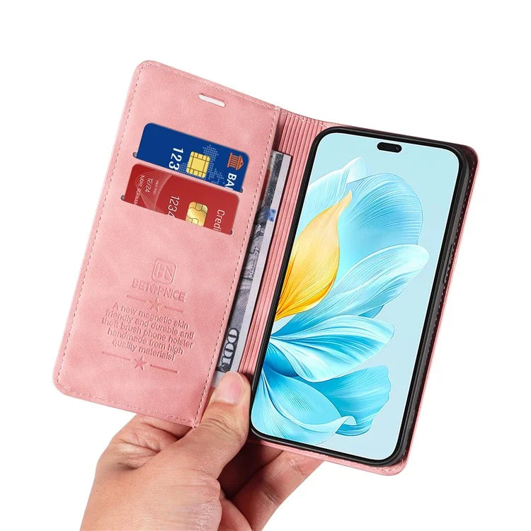 BETOPNICE 003 For Honor 200 Lite Case PU Leather Phone Cover RFID Blocking