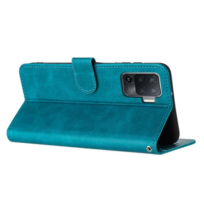 For Oppo F19 Pro / F19 Pro+ 5G / A94 5G / A94 / Reno5 Lite / A95 5G / Reno6 Z / Reno5 Z / Reno5 F Case Leather Phone Wallet Cover