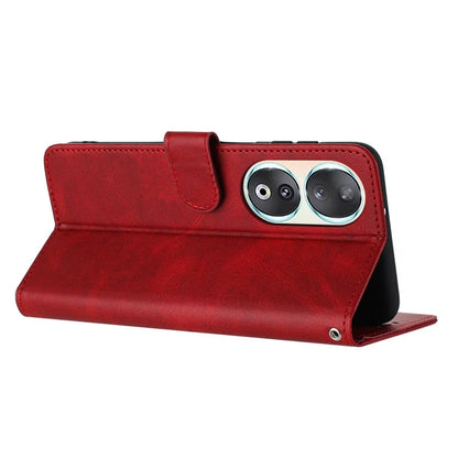 Leather Phone Cases for Honor 90 Wholesale Wallet Stand Calf Texture Cover