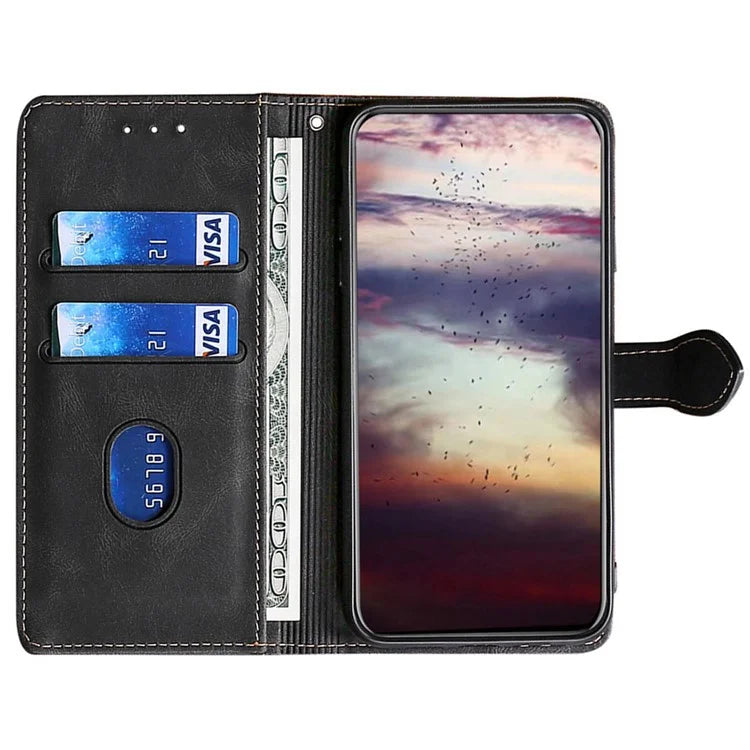 For Xiaomi Redmi Turbo 3 5G / Poco F6 5G Case PU Leather Wallet Phone Cover with Straw Hat Magnetic Clasp