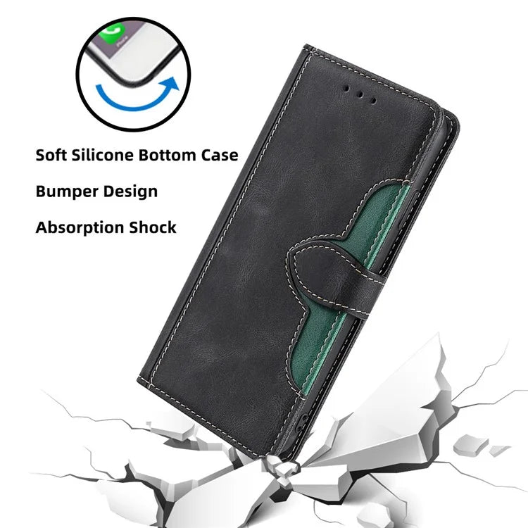 For Xiaomi Redmi Turbo 3 5G / Poco F6 5G Case PU Leather Wallet Phone Cover with Straw Hat Magnetic Clasp