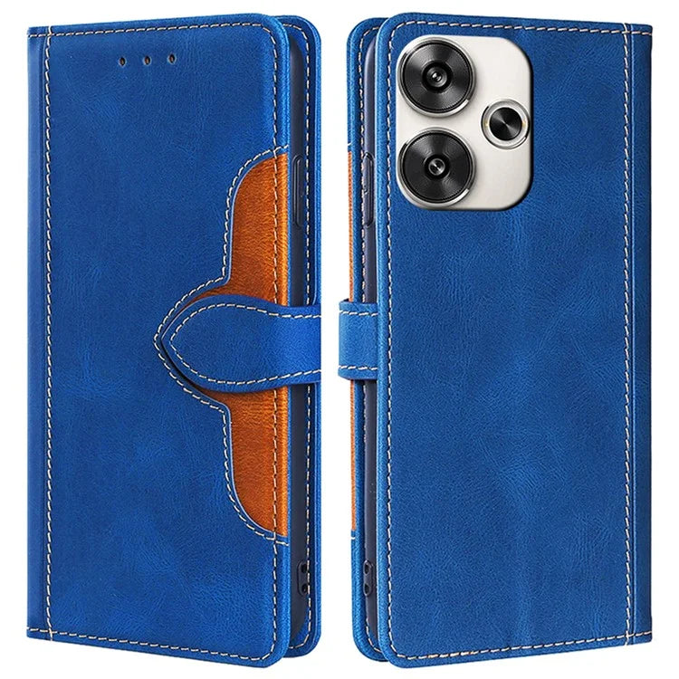 For Xiaomi Redmi Turbo 3 5G / Poco F6 5G Case PU Leather Wallet Phone Cover with Straw Hat Magnetic Clasp