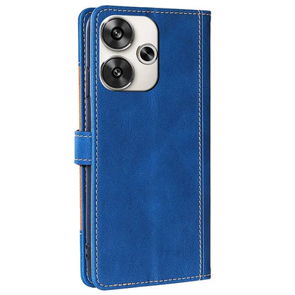 For Xiaomi Redmi Turbo 3 5G / Poco F6 5G Case PU Leather Wallet Phone Cover with Straw Hat Magnetic Clasp