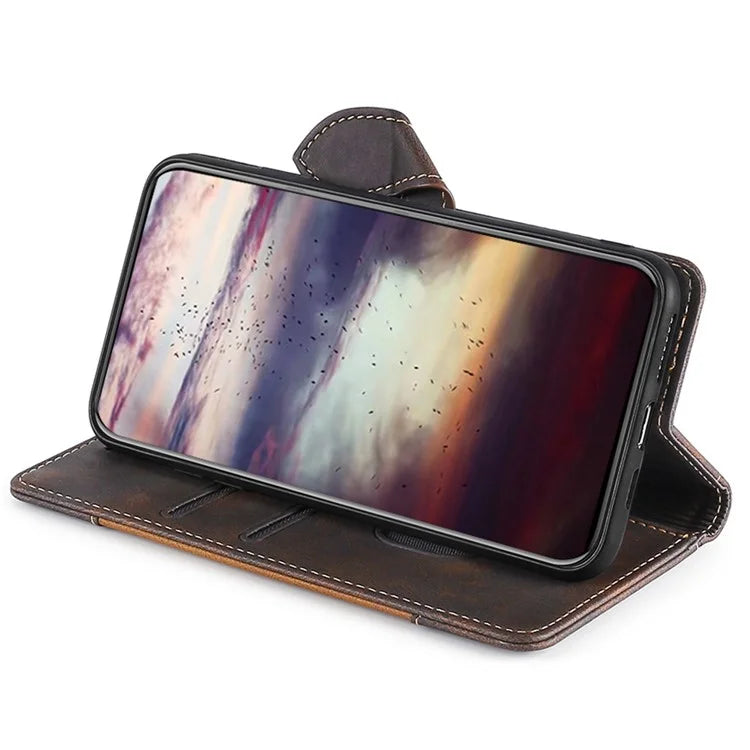 For Xiaomi Redmi Turbo 3 5G / Poco F6 5G Case PU Leather Wallet Phone Cover with Straw Hat Magnetic Clasp
