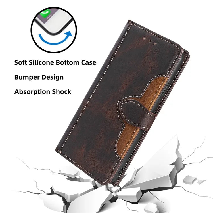 For Xiaomi Redmi Turbo 3 5G / Poco F6 5G Case PU Leather Wallet Phone Cover with Straw Hat Magnetic Clasp