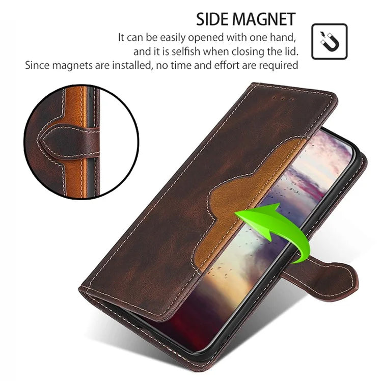 For Xiaomi Redmi Turbo 3 5G / Poco F6 5G Case PU Leather Wallet Phone Cover with Straw Hat Magnetic Clasp
