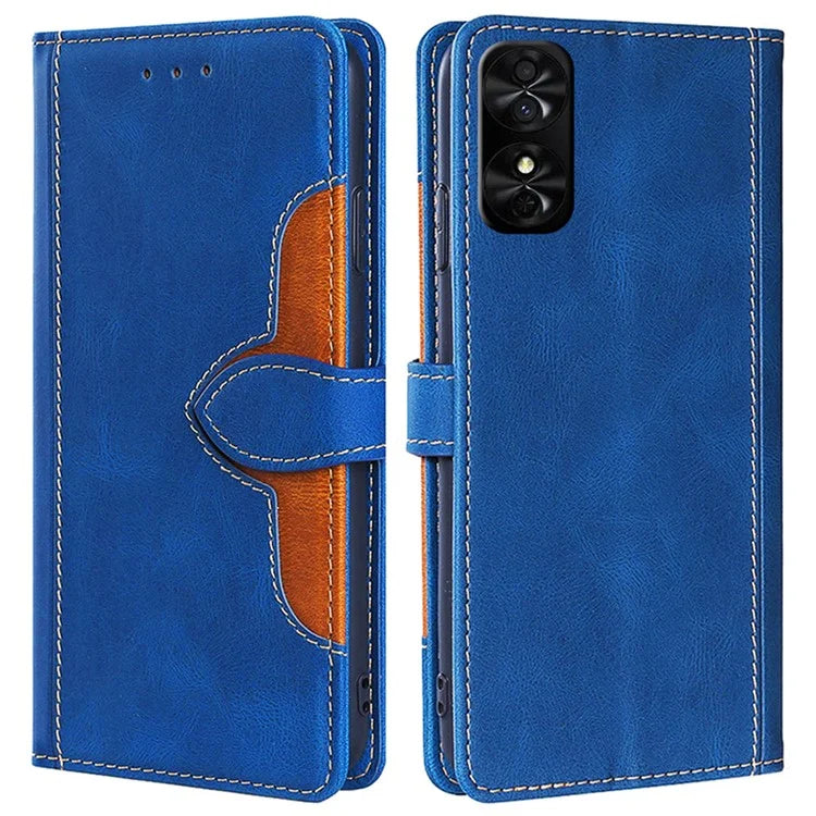 For TCL 50 SE Case Straw Hat Shape Flip Wallet PU Leather Phone Cover