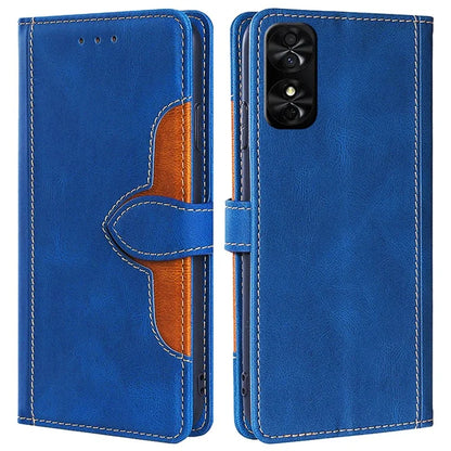 For TCL 50 SE Case Straw Hat Shape Flip Wallet PU Leather Phone Cover