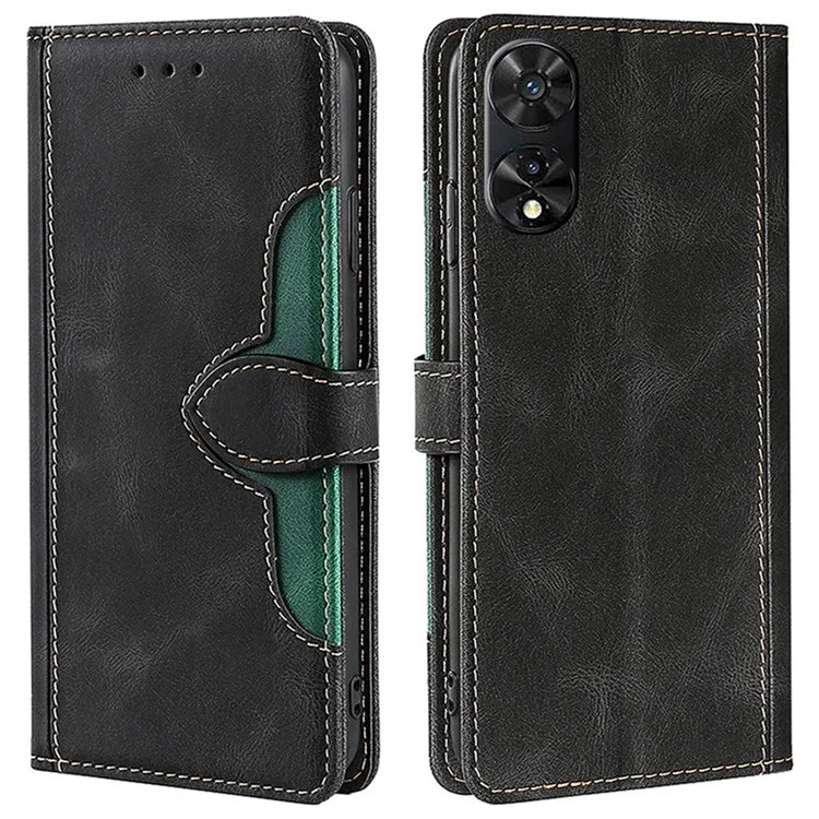 For TCL 505 Case PU Leather Phone Cover Anti-Fall Shell with Stand Function