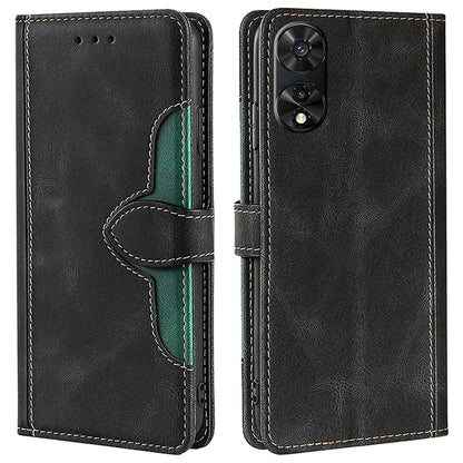 For TCL 505 Case PU Leather Phone Cover Anti-Fall Shell with Stand Function
