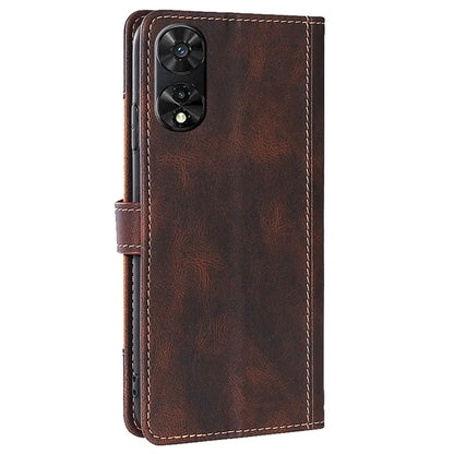 For TCL 505 Case PU Leather Phone Cover Anti-Fall Shell with Stand Function