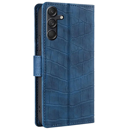 For Samsung Galaxy M55 5G / C55 5G / F55 5G Case Crocodile Texture Flip Stand Phone Protector with Magnetic Clasp