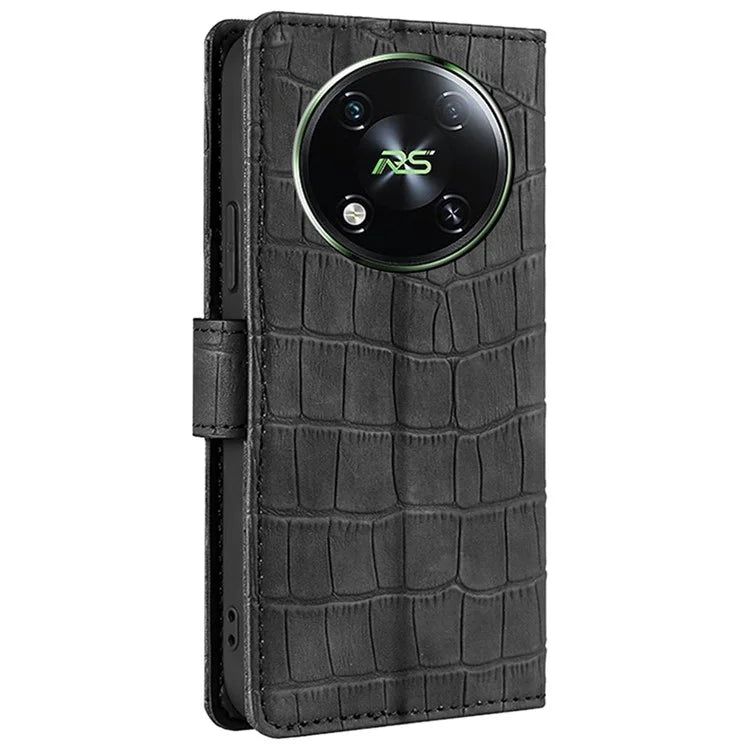 For itel RS4 4G Case Crocodile Texture Leather Phone Cover Mobile Accessories Wholesale
