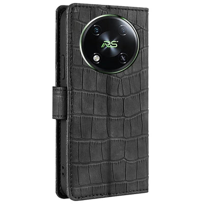 For itel RS4 4G Case Crocodile Texture Leather Phone Cover Mobile Accessories Wholesale