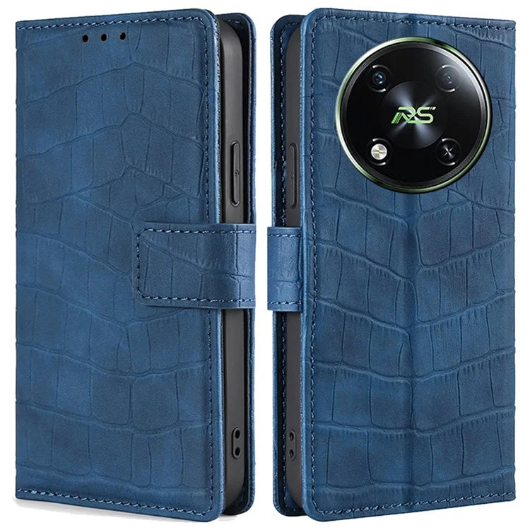 For itel RS4 4G Case Crocodile Texture Leather Phone Cover Mobile Accessories Wholesale