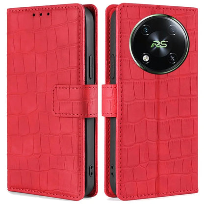 For itel RS4 4G Case Crocodile Texture Leather Phone Cover Mobile Accessories Wholesale