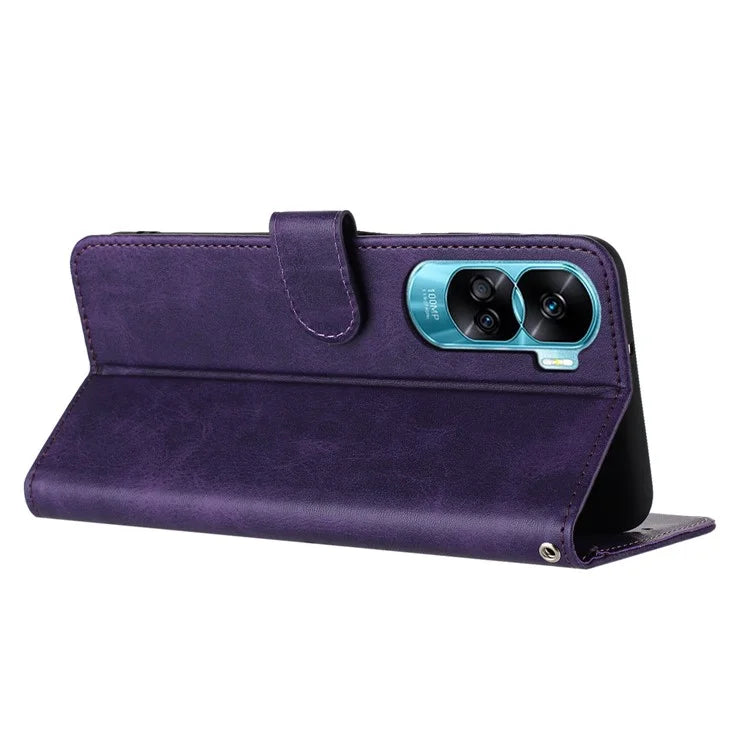 For Honor 90 Lite 5G / X50i 5G Case Leather Stand Wallet Shockproof Business Phone Cover