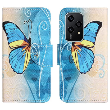 For Honor 200 Lite Case Pattern Printing Leather Folio Flip Phone Cover Stand