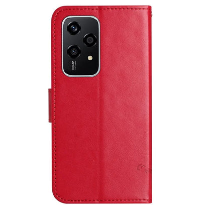 For Honor 200 Lite Case Butterfly Flower Leather Wallet Book Stand Phone Cover