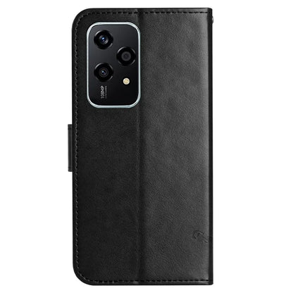 For Honor 200 Lite Case Butterfly Flower Leather Wallet Book Stand Phone Cover